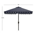 thumbnail image 6 of Safavieh Elegant 7.5' Market Crank Square Patio Umbrella, Navy/White, 6 of 6