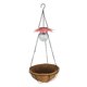 thumbnail image 4 of Macetas colgantes de alambre de metal Soporte de planta de alambre redondo Cesta colgante Colgante redondo Rosa Cola Cesta colgante, 4 of 8