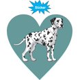 thumbnail image 2 of 4in x 4in Dalmatian Heart Bumper Sticker Vinyl Cup Decal Vehicle Stickers, 2 of 7