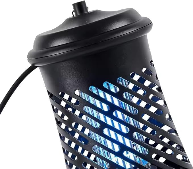 BUGGOFF Outdoor & Indoor Electric Bug Zapper, 800 SQFT Coverage, 3500 Volts of Power, 20 Watts, Kills Mosquitos Gnats, Flys & More. Damp Rated, Unique 360 Degree Design, 5 Year Warranty, 4 Pack