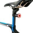 thumbnail image 2 of Luz trasera de bicicleta, luz trasera recargable por USB, sensor de freno LED, linterna de advertencia nocturna impermeable para montar JM, 2 of 5