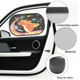 thumbnail image 6 of Yuyamidu Dinosaur Auto Window Sunshades Space Car Window Shades 2 Pack Car Window Sun Shades Easy to Install Sunshade for Car Window Baby Block UV Ray, Lighting and Glare, 6 of 7