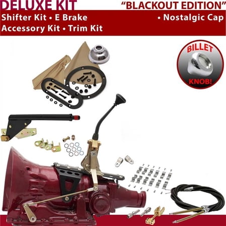 American Shifter PG Shifter Kit Black 8 in. E Brake Cable Clamp Clevis Trim Kit for EE53B