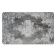 thumbnail image 1 of Elegant Vintage Bathroom Rug Set in Gray: Non-Slip & Soft, Comes with Long Bathroom Rugs and Contour Toilet Rug, Machine Washable, Oriental Floral Design, Ideal for Tub, Shower, 20x32 inches, 1 of 5