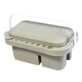 thumbnail image 1 of Caja de lavado de pinceles para artistas con soporte para pinceles de, 1 of 4
