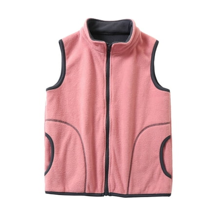 

Toddler Kids Baby Girls Boys Winter Warm Thick Cotton Sleeveless Patchwork Vest Clothes