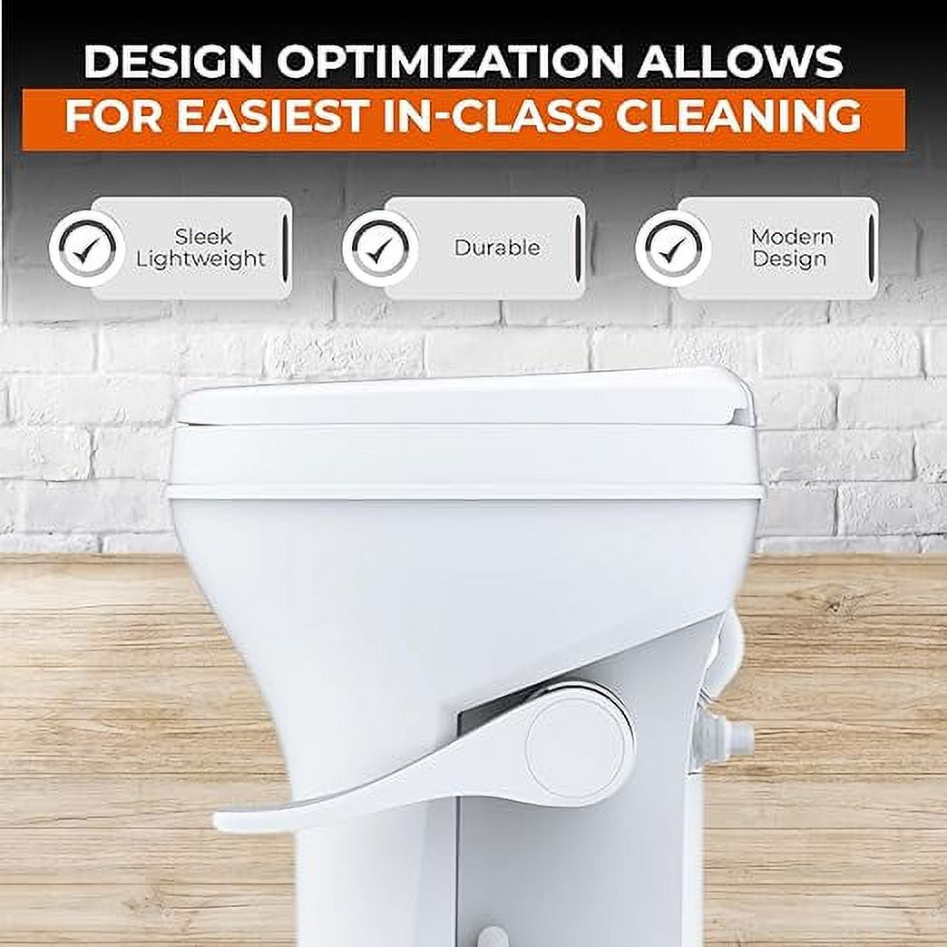 SEAFLO Standard Height RV Toilet with Sprayer Attachment