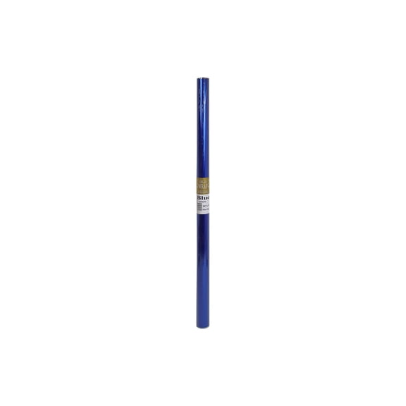 Cello Wrap 30"x5' Roll Solid Blue