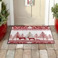 thumbnail image 2 of Qocolhg Christmas Decorations Outdoor Indoor, Christmas Decorative Rug Living Room Large Dirty Scuff Foot Mat Bedroom Bedside Rugs, on Sale Clearance!, 2 of 3