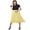 Yellow, variant on Rayon Womens Skirts Gauze High Waist Skirt for Women Solid Midi Skirt for Ladies Long Knee Length Girls Fashion Online By Oussum