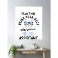 thumbnail image 2 of Nurse Assistant Cat Gifts For Cat Lovers - It Ain'T Easy Being Purr Fect Poster Wall Art, Modern Wall Decor, 24x36 UNFRAMED, 2 of 3