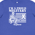 thumbnail image 4 of Inktastic Proud Military Nephew Red Friday Youth T-Shirt, 4 of 5
