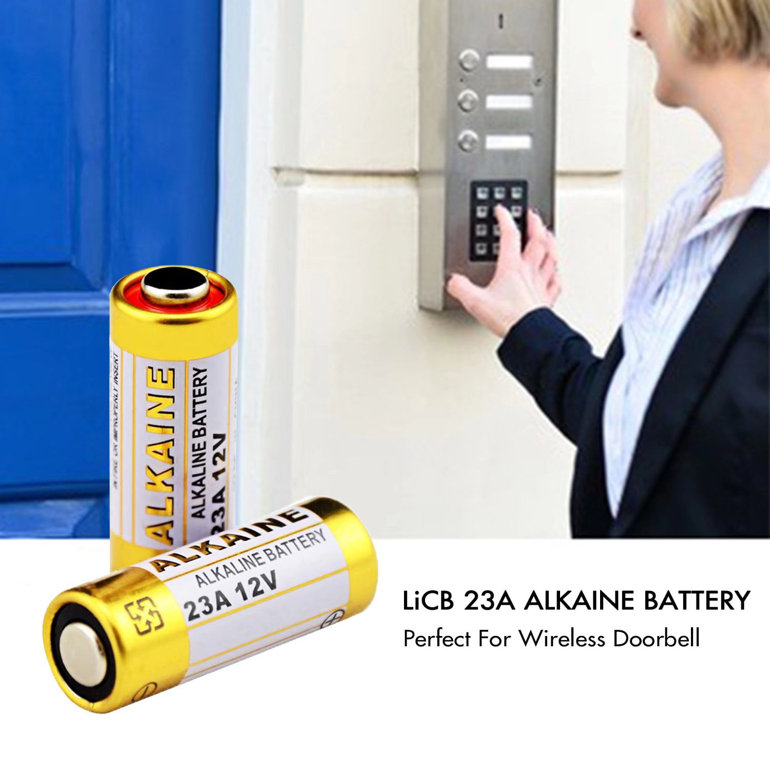  LiCB Baterías alcalinas A23 12V 23A (paquete de 10) : Salud y  Hogar