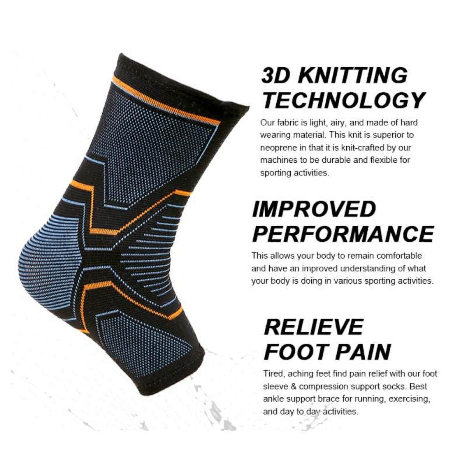 Ame Elastic Knitted Sports Ankle Support Brace For Cycling Yoga Basketball Volleyball Men Women Foot Joint Ankle Protector