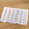 thumbnail image 4 of Large 36 removable transparent plastic storage box fishing tackle storage box, 4 of 5