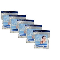 Jumbo Cotton Balls - 70 Count Each | Ultra-Soft, Absorbent Cotton Swabs (5 pack)