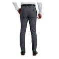thumbnail image 2 of KENNETH COLE Mens Gray Flat Front Windowpane Plaid Slim Fit Stretch Pants 36 X 29, 2 of 3