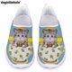 thumbnail image 1 of Doginthehole - Zapatos de malla transpirables de verano para mujer, zapatillas planas informales de moda para mujer, bonitos zapatos de enfermería para hospital con gatito, 1 of 5