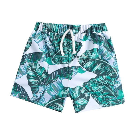 IFNWSV Boys Summer Shorts Print Drawstring Elastic Waist Quick Dry Nylon Beach Swim Pants Multicolor 3 Years