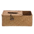thumbnail image 1 of Shisuyan Multifunction Tissue Storage Box Seaweed Woven 1Pc 9.43X4.72X3.54in, 1 of 8