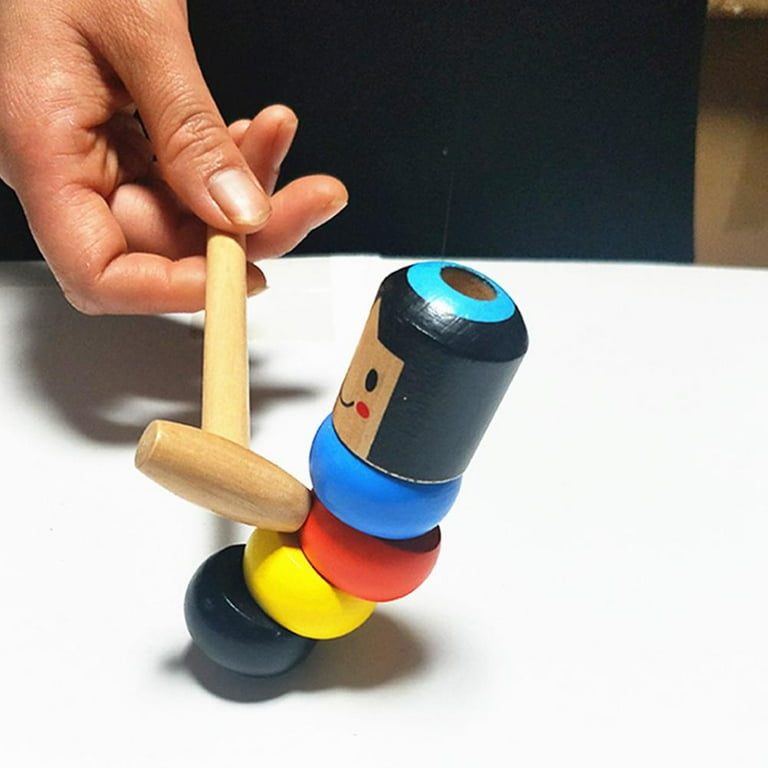 Unbreakable wooden hotsell man magic toy
