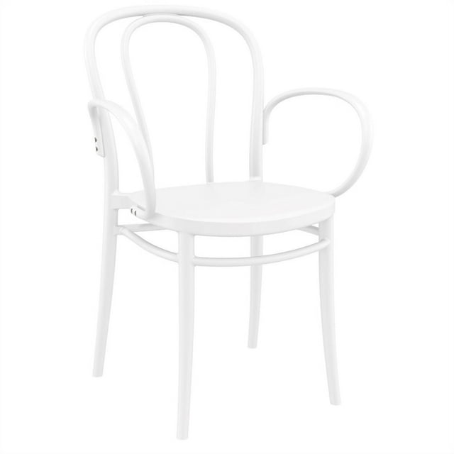 Compamia Victor TG Fauteuil d'Extérieur en Résine Blanc