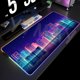thumbnail image 3 of Alfombrilla de ratón RGB Neon City, alfombrillas de ratón para juegos, alfombrilla LED para ratón, alfombrilla para teclado, alfombrilla antideslizante, la mejor opción, alfombrilla para ratón XXL, al, 3 of 5