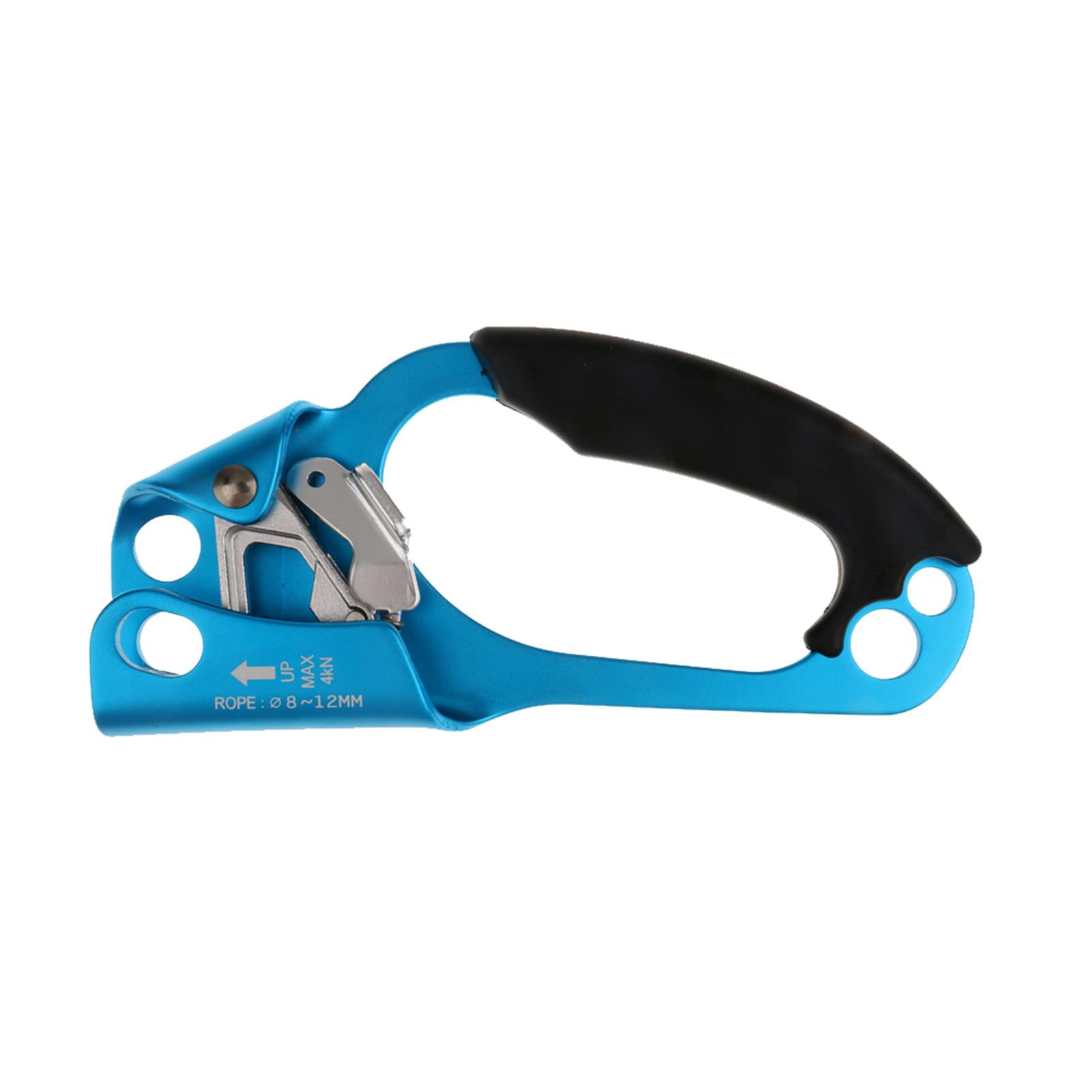 Dualoai 2pcs Rock Tree Climbing Right + Left Handed Ascender Equipment for 8mm-12mm Rope