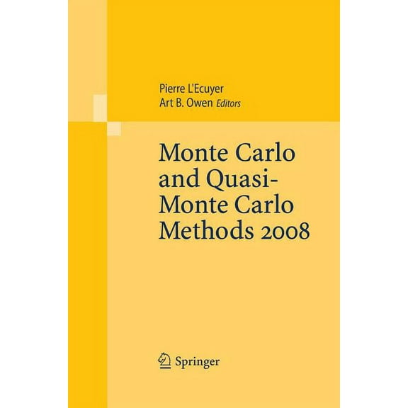Monte Carlo and Quasi-Monte Carlo Methods 2008, (Paperback)