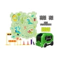 thumbnail image 2 of Juego de rompecabezas de carrito eléctrico para armar uno mismo con vehículos para niños de 3 años Tema de dinosaurio 4 piezas, 2 of 9