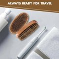 thumbnail image 7 of 2 PCS Boar Bristle Hair Beard Brush for Men – Hard Bristles for Thick to Coarse Hair – Use for Detangling, Smoothing, Wave Styles, Restore Shine and Texture, 7 of 7