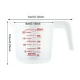 thumbnail image 5 of Shoreew 2/3Pcs Measuring Cup Set Liquid Measuring Cups Easy Pour Spout Clear Markings Baking Cooking Mixing Essential Kitchen Tools for Cooking Baking Pet Food, 5 of 7
