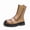 Brown, variant on Men's Classic Lace-Up Combat Boots - Chunky Sole Ankle Boots for Casual & Streetwear (Available in Black & Tan)