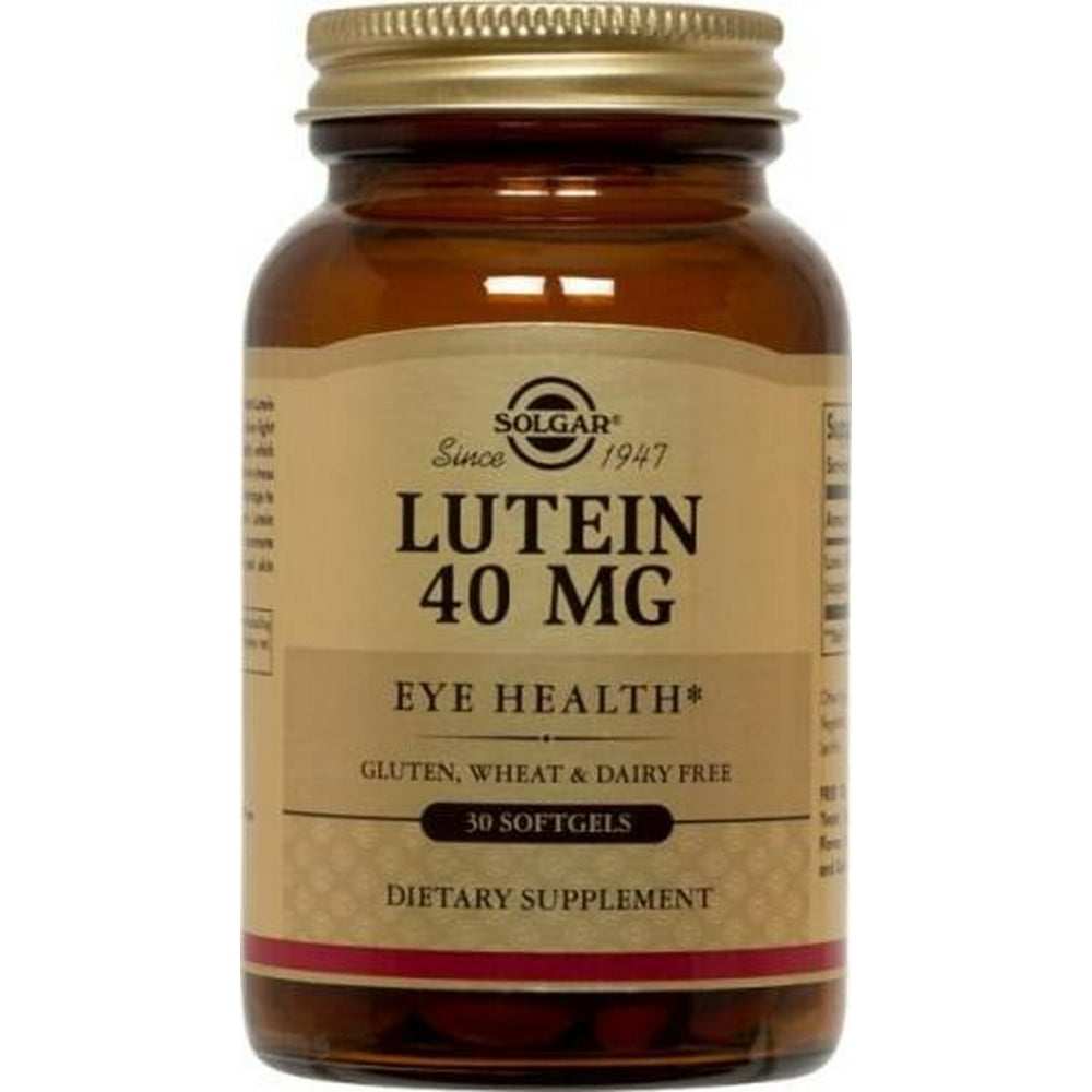 Solgar Lutein 40 mg 30 Softgels