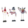 thumbnail image 1 of POINTERTECK 3Pcs Christmas Iron Table Decoration Snowman Elk Santa Clau Shape Desktop Ornament Creative Table Adornment, 1 of 5