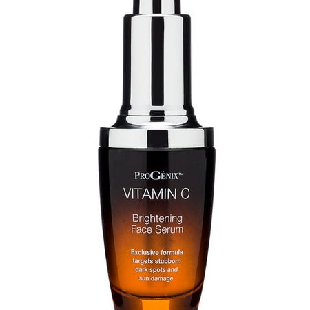 Progenix Vitamin C Face Serum. Brightening Serum for Dark Spots and Sun Damage. (Best Way To Remove Sun Spots On Face)