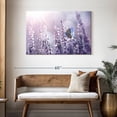 thumbnail image 3 of Elephant Stock Lavender Flower Wall Art - Horizontal Canvas Wall Art - Living Room Wall Decor - Floral And Botanical Canvas - Purple And Blue Decor - 45" x 30", 3 of 8