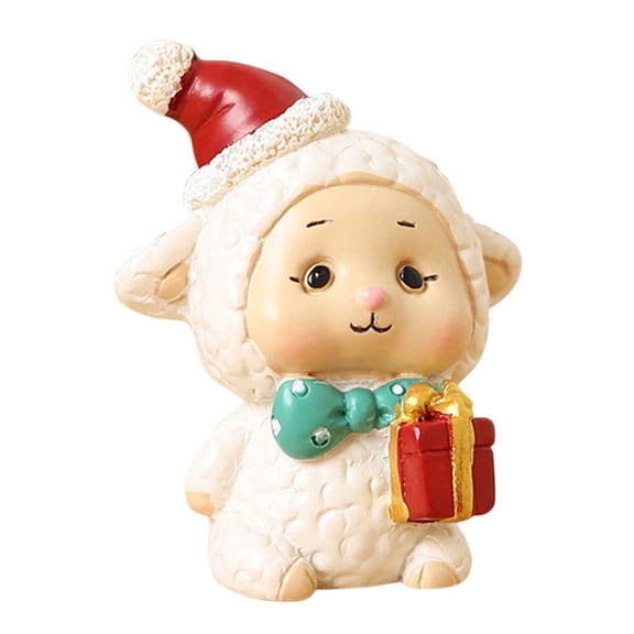 WUJGXI Mini Animal Statues Decorations Desktop Restaurant Ornament