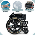 thumbnail image 4 of Majestic X-1 Ultra Lightweight Folding Manual Wheelchair for Adults, 4 of 6