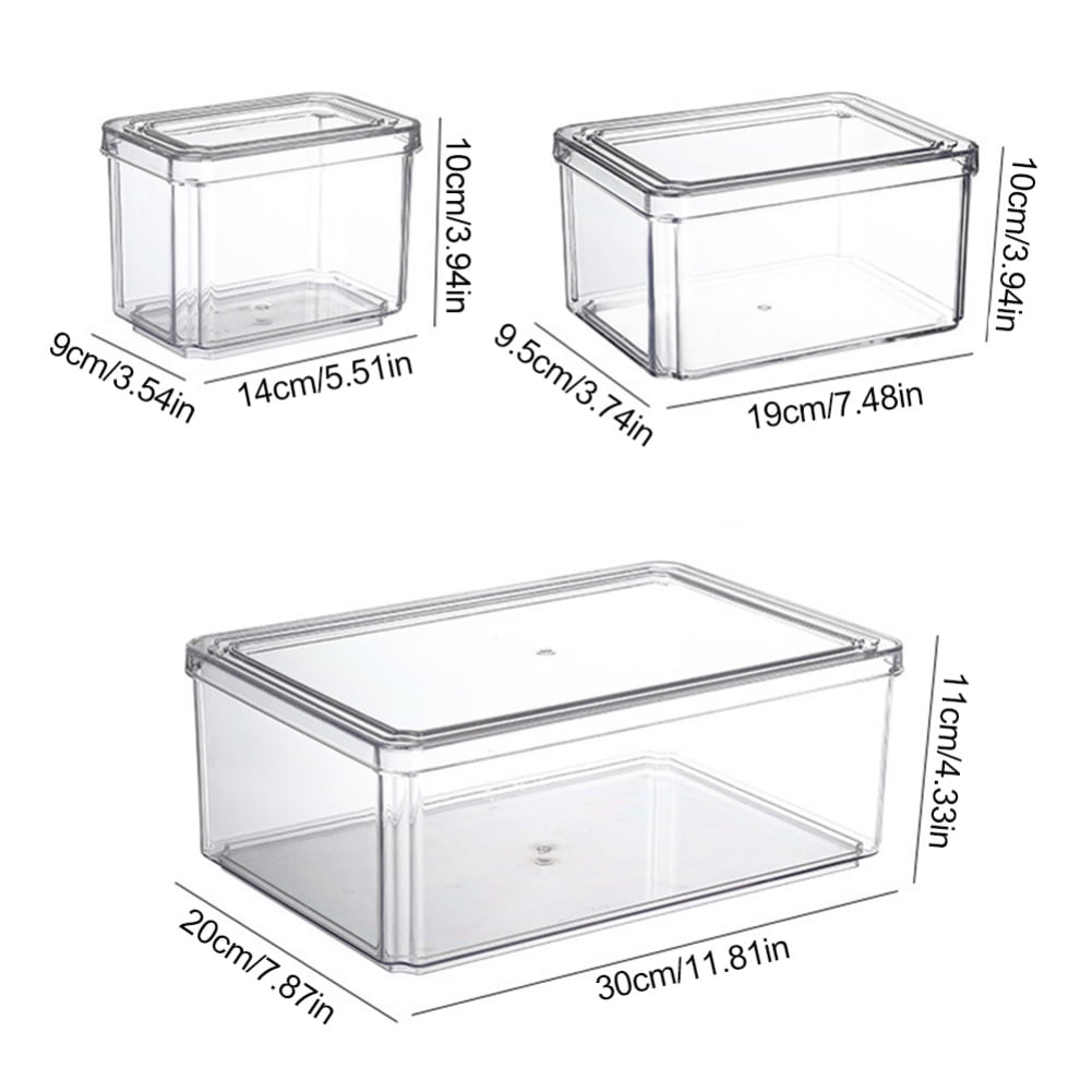 1/3pcs PP Food Storage Box, Minimalist Food Storage Container For