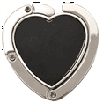 thumbnail image 3 of 2X Heart-Shape Foldable Purse Hanger Hook Holder, 3 of 8