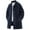 Dark Blue, variant on successthop Mens Casual Trench Coat Plus Size Notched Lapel with Pockets Single Breasted Stylish Outwear Solid Coats XL
