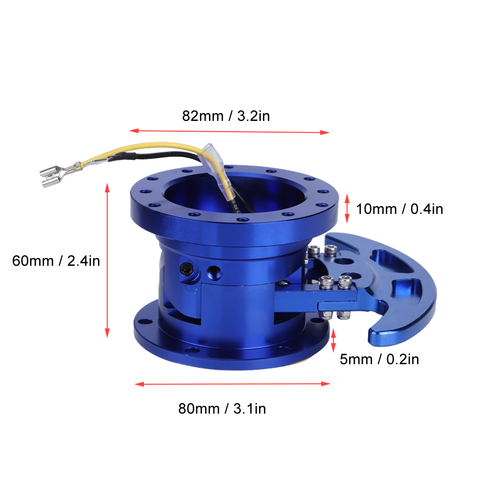Steering Wheel Hub Kit， Tilt Flipped Racing Steering Wheel Quick