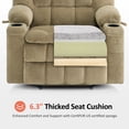 thumbnail image 6 of MCombo Oversized 27.2" Seat Width Dual Motor Power Recliner Lift Chair with Vibration and Heat for Height 5'3"-5'9", Infinite Position, 6 of 10