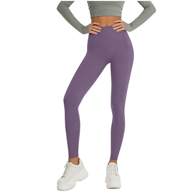Pantalones de Yoga Sueltos para Mujeres de Cintura Alta Pantalones de Color Sólido de Longitud Completa Material Elástico Suave para Gimnasio de Baile de Yoga