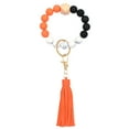 thumbnail image 1 of Stylish Silicone Keychain Bracelet for Women with Beaded Wristlet and Decorative Ring Accessory, 1 of 1
