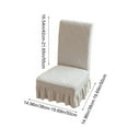 thumbnail image 2 of Jubipavy Bubble Group Chair Cover Elastic Dining Table Chair Cover Half Round Household Chair Cover Cushion Backrest One Universals Chair, 2 of 6