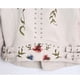 thumbnail image 5 of Qarigey Chaqueta ligera de primavera con cuello vuelto Prendas de abrigo elegantes y cómodas Chaquetas de cuero para mujer Abrigos y chamarras blanco S, 5 of 6