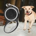 thumbnail image 3 of Correa de perro retráctil para mascotas, cuerda de automática, correa de perro extensible resistente, bloqueo de de un botón para Gris 8m 50kg Sunnimix Correa retráctil, 3 of 8