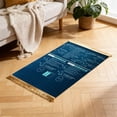 Step-by-Step Muslim Salah Prayer Rug, Islamic Salat Instruction Carpet ...